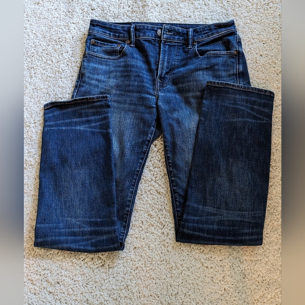American Eagle Air flex+ AE original Straight 32×34 Dark Indigo